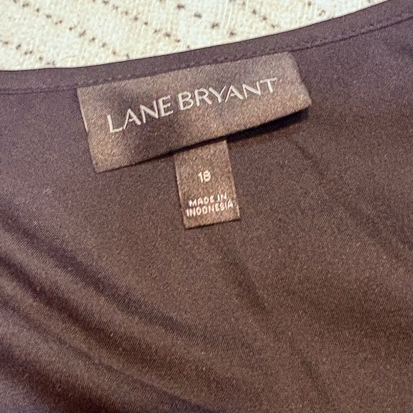 Lane Bryant Black Layered Tank Top Blouse Size 18 dressy layer - Picture 8 of 9